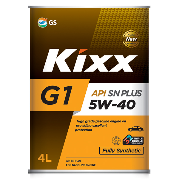 Масло моторное Kixx G1 SN PLUS 5W-40 синтетическое, 4л L210244TE1