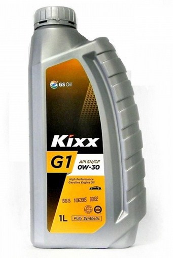 Масло моторное Kixx G1 SN 0W-30 синтетическое, 1л   L2056AL1E1