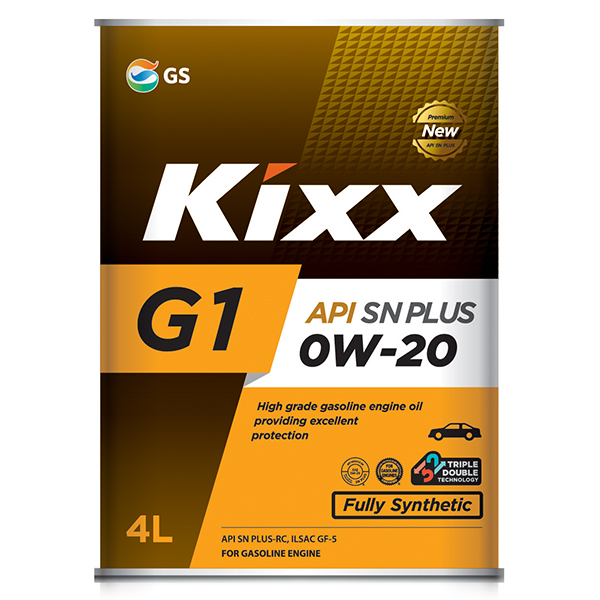 Масло моторное Kixx G1 SN PLUS 0W-20 синтетическое, 4л L209844TE1