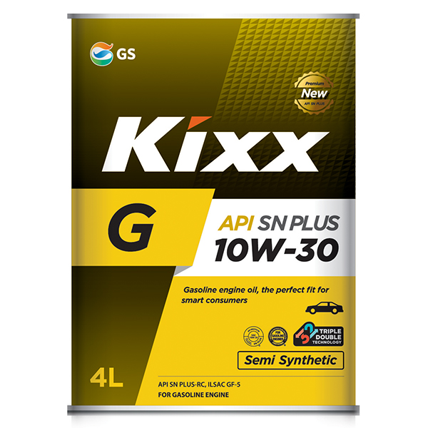 Масло моторное Kixx G SN PLUS 10W-30 полусинтетическое, 4л    L210844TR1