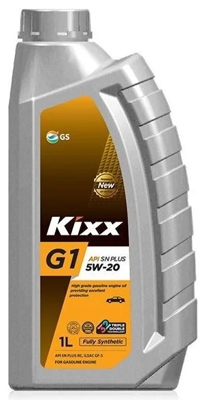 Масло моторное Kixx G1 SN PLUS 5W-20 синтетическое, 1л L2100AL1E1