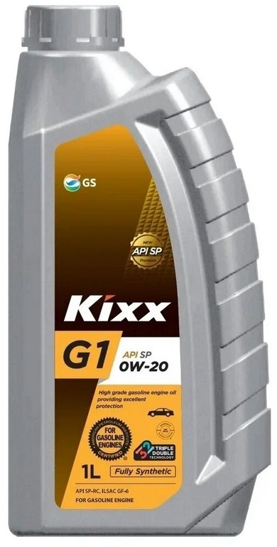 Масло моторное Kixx G1 SP 0W-20 синтетическое GF-6, 1л L2150AL1E1