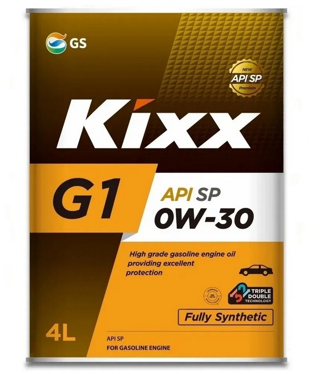 Масло моторное Kixx G1 SP 0W-30 синтетическое, 4л L215144TE1