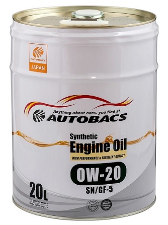 AUTOBACS A00032059 Масло моторное Synthetic 0W-20 SN/GF-5 20л