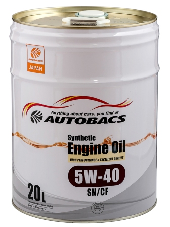AUTOBACS A00032067 Масло моторное Synthetic 5W-40 SN/CF 20л