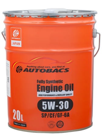 Масло моторное синтетическое AUTOBACS 5W-30 SP/CF/GF-6A 20L, A00032239
