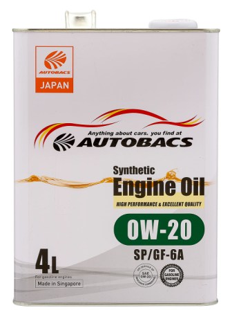 AUTOBACS A00032424 моторное масло синтетическое SP GF-6 0W-20 4л