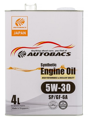 AUTOBACS A00032428 Масло моторное Synthetic 5W-30 SP/GF-6 4л