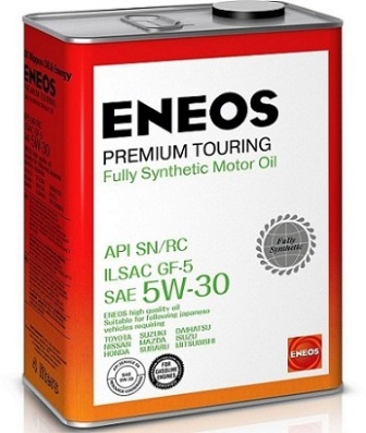 ENEOS 8809478942216 масло моторное Premium TOURING, синтетическое, 5W-30, SN, 4 л