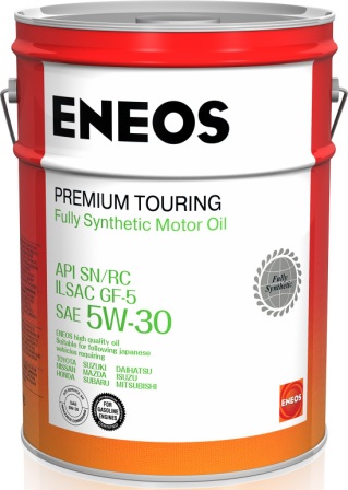ENEOS 8809478942469 Масло моторное Premium TOURING, синтетическое, 5W-30, SN, 20л