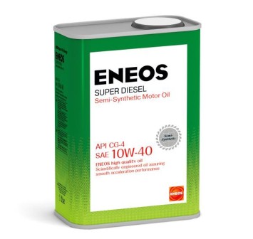 ENEOS oil1325 Масло моторное Super Diesel CG-4 полусинтетическое 10W-40 1л
