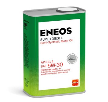 ENEOS oil1330 масло моторное  Super Diesel CG-4 полусинтетическое 5W-30 1л