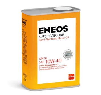ENEOS oil1354 Масло моторное Super Gasoline SL полусинтетическое 10W-40 1л