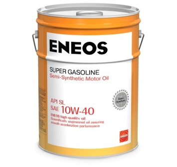 ENEOS oil1356 Масло моторное Super Gasoline SL полусинтетическое 10W-40 20л