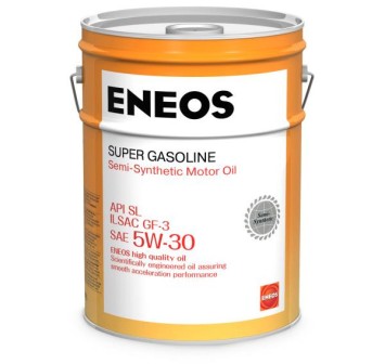 ENEOS oil1360 масло моторное Super Gasoline SL полусинтетическое 5W-30 20л