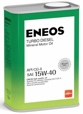 ENEOS oil1427 Масло моторное минеральное Turbo Diesel 15W-40 СG-4 1л