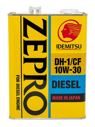 Масло моторное минеральное Idemitsu Zepro Diesel 10W-30, 4л 2862004