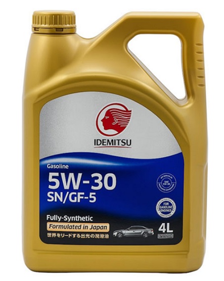 Масло моторное синтетическое Idemitsu Gasoline F-S SN/GF-5 5W-30, 4л 30011328746