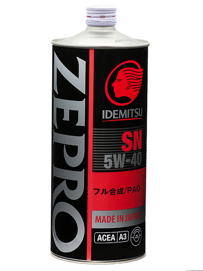 Масло моторное синтетическое Idemitsu Zepro Racing 5W-40, 1л 3585001