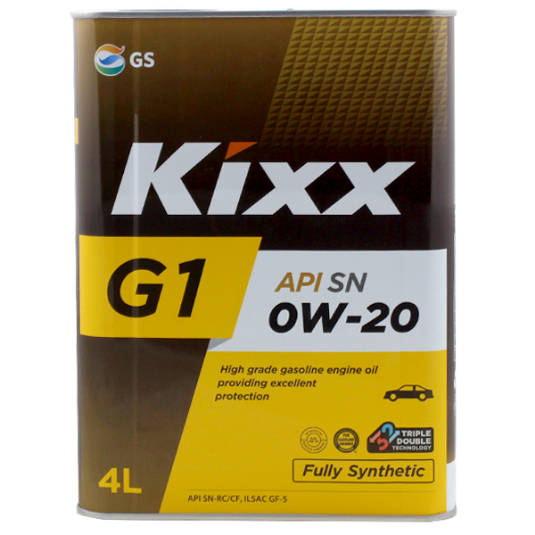 Масло моторное Kixx G1 SN 0W-20 синтетическое, 4л   L205544TE1
