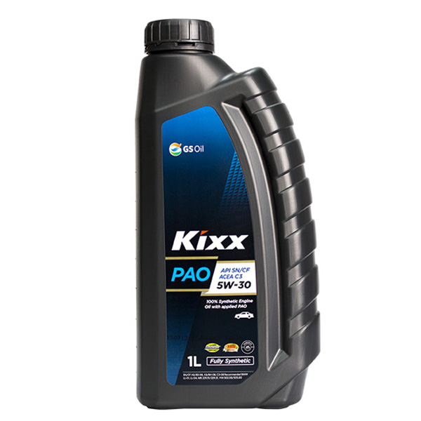 Масло моторное Kixx PAO C3 5W-30 синтетическое, 1л L2091AL1E1