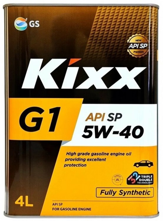 Масло моторное Kixx G1 SP 5W-40 синтетическое, 4л L215444TE1