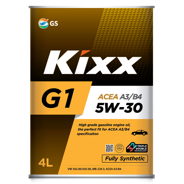 Масло моторное Kixx G1 A3/B4 5W-30 синтетическое, 4л   L531044TE1