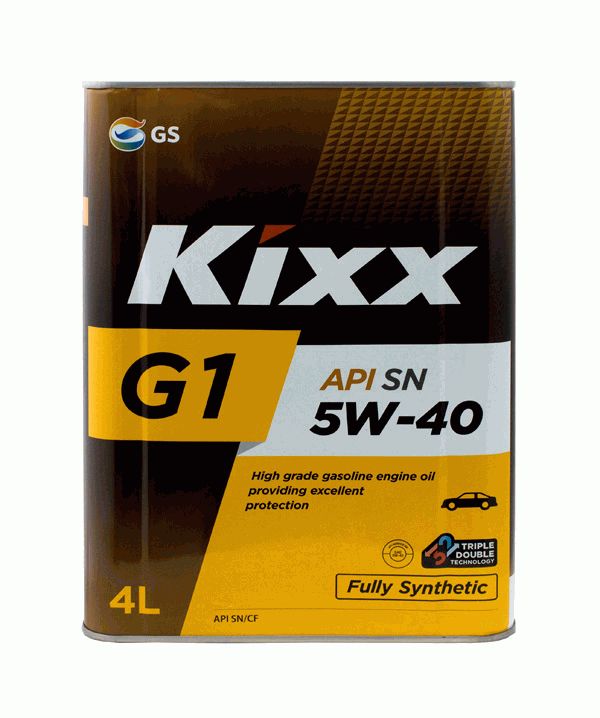 Масло моторное Kixx G1 SN 5W-40 синтетическое, 4л L531344TE1