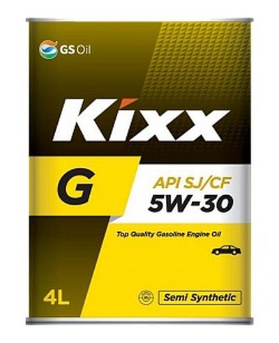 Масло моторное Kixx G SJ 5W-30 синтетическое, 4л      L531744TE1