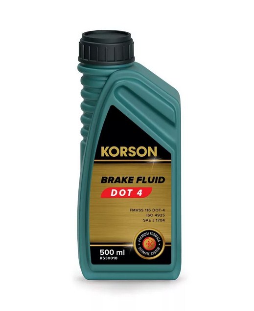 KS30018 KORSON BRAKE FLUID DOT 4 жидкость тормозная 0.5л