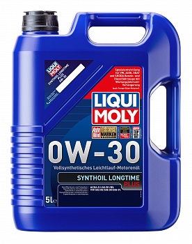 Синтетическое моторное масло Synthoil Longtime Plus 0W-30 5л