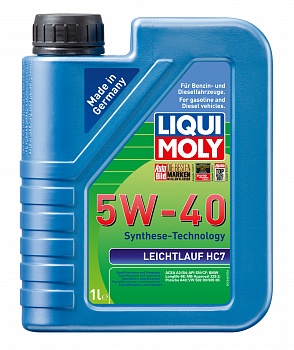НС-синтетическое моторное масло Leichtlauf HC 7 5W-40, 1л