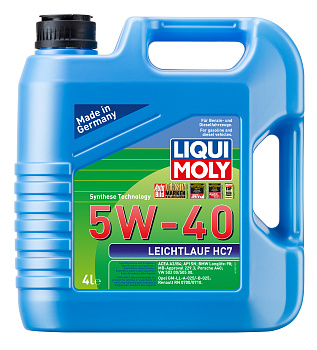 НС-синтетическое моторное масло Leichtlauf HC 7 5W-40 4л