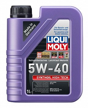Синтетическое моторное масло Synthoil High Tech 5W-40, 1л