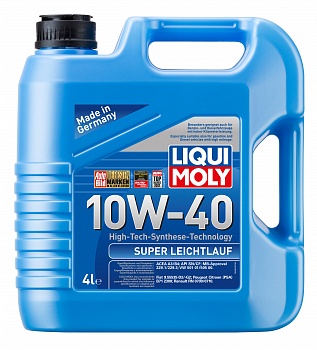 НС-синтетическое моторное масло Super Leichtlauf 10W-40 4л