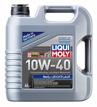 Полусинтетическое моторное масло MoS2 Leichtlauf 10W-40 4л