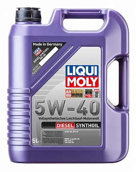Синтетическое моторное масло Diesel Synthoil 5W-40, 5л