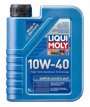 НС-синтетическое моторное масло Super Leichtlauf 10W-40, 1л