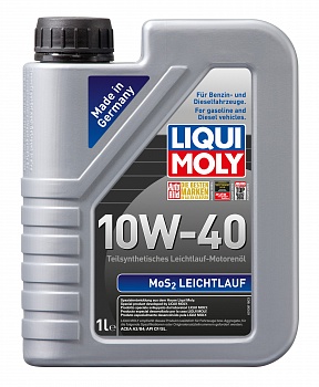 Полусинтетическое моторное масло MoS2 Leichtlauf 10W-40 1л