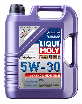 Синтетическое моторное масло Synthoil High Tech 5W-30, 5л