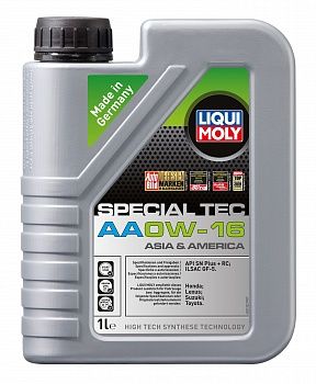 НС-синтетическое моторное масло Special Tec AA 0W-16 1л