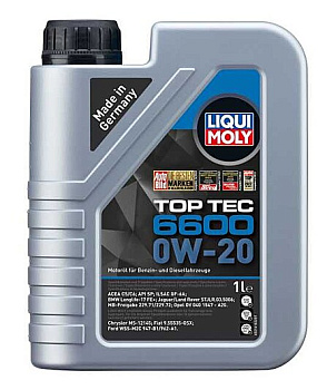 НС-синтетическое моторное масло Top Tec 6600 0W-20 1л