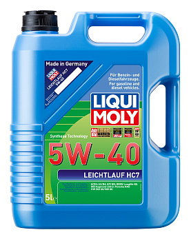НС-синтетическое моторное масло Leichtlauf HC 7 5W-40 5л