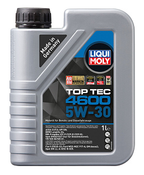 НС-синтетическое моторное масло Top Tec 4600 5W-30, 1л