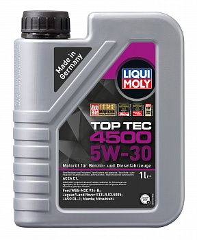 НС-синтетическое моторное масло Top Tec 4500 5W-30 1л