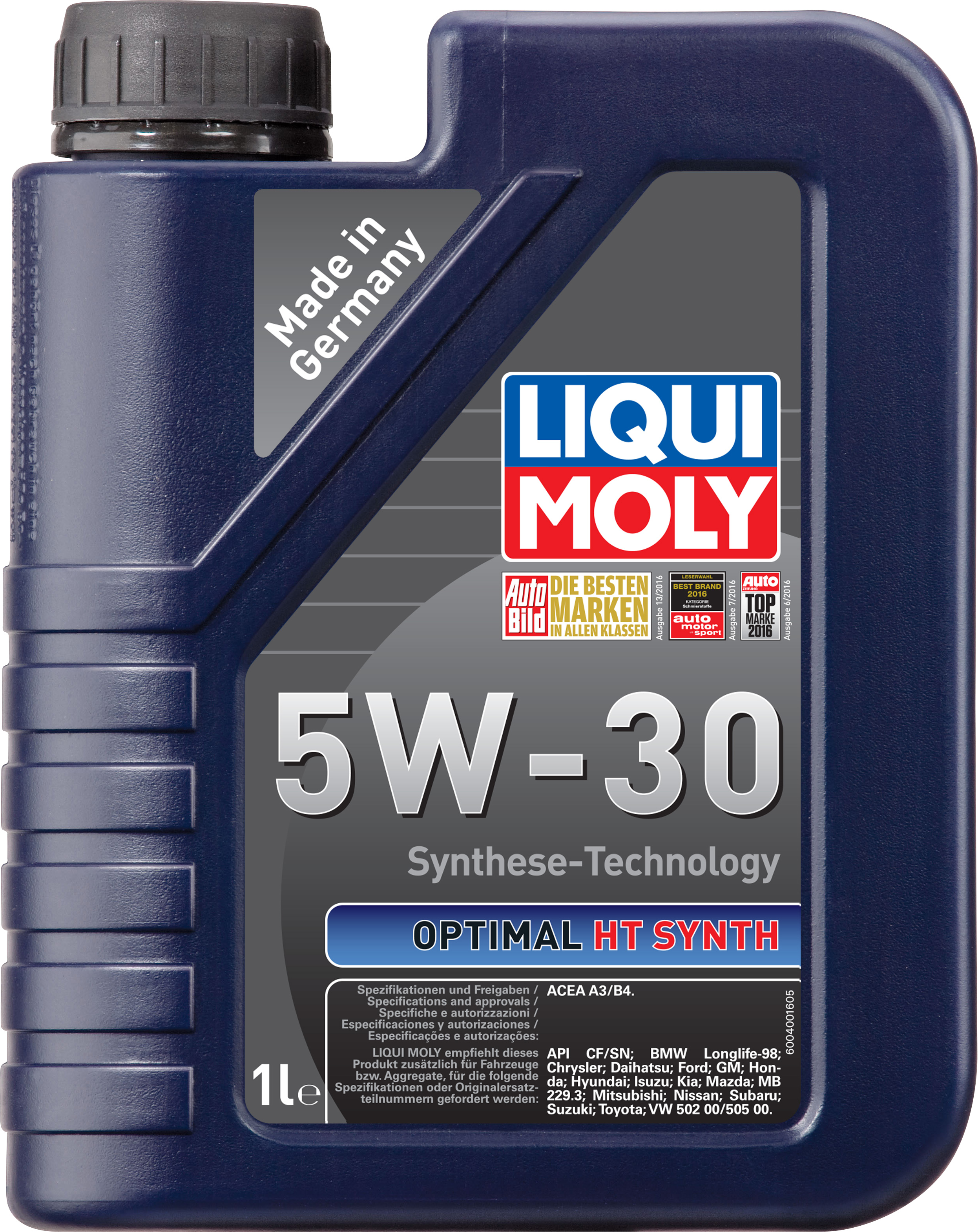 Масло моторное синтетическое Liqui Moly Optimal HT Synth 5W-30, 1л