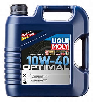Полусинтетическое моторное масло Optimal 10W-40 4л