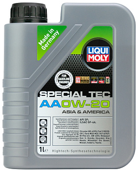 НС-синтетическое моторное масло Special Tec AA 0W-20, 1л