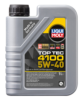 НС-синтетическое моторное масло Top Tec 4100 5W-40 1л