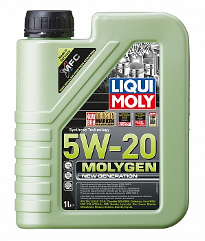 НС-синтетическое моторное масло Molygen New Generation 5W-20 1л